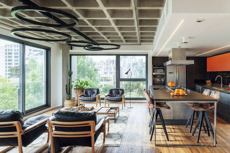 Апартаменты в индустриальном стиле Апартаменты в индустриальном стиле