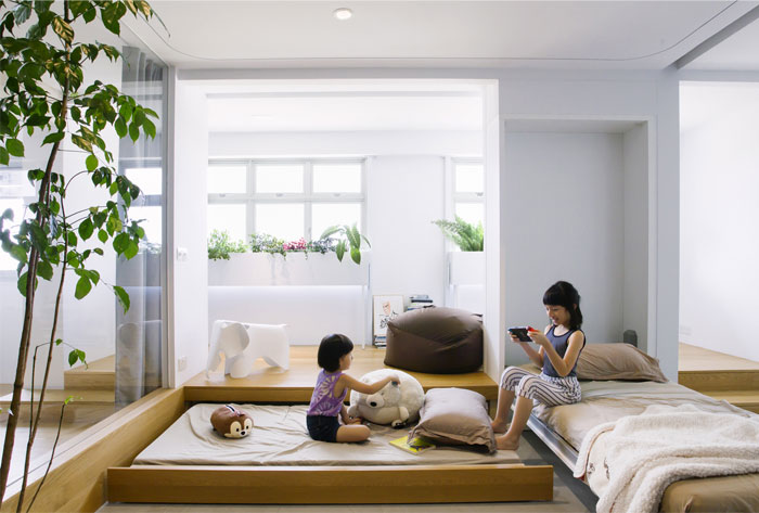 Дом с открытой планировкой и свободным пространством в Сингапуре