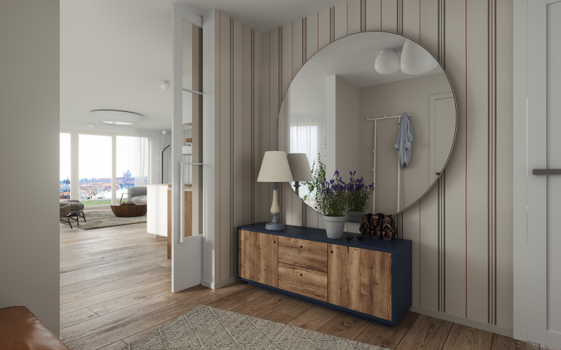 Элегантная резиденция, оформленная в светлой палитре