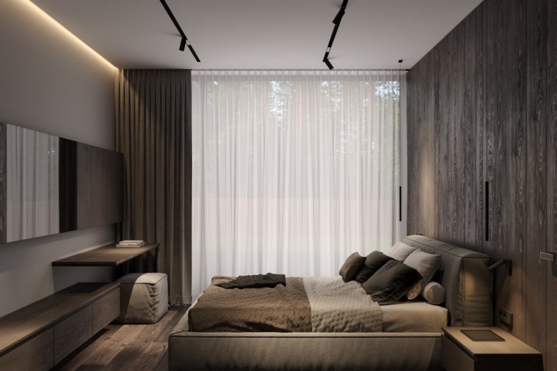 Интерьер дома, выполненный в спокойных, сдержанных тонах Интерьер дома, выполненный в спокойных, сдержанных тонах