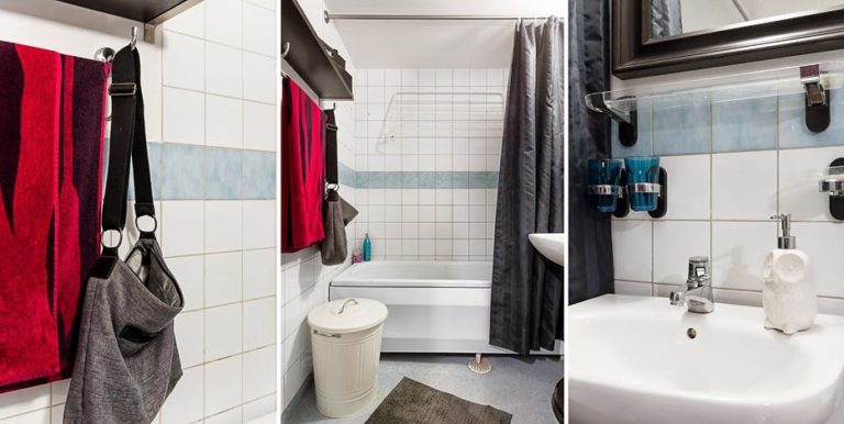 Интерьер небольшой квартиры во Вроцлаве, Польша