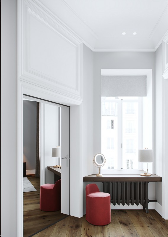 Интерьер в черно-белых тонах