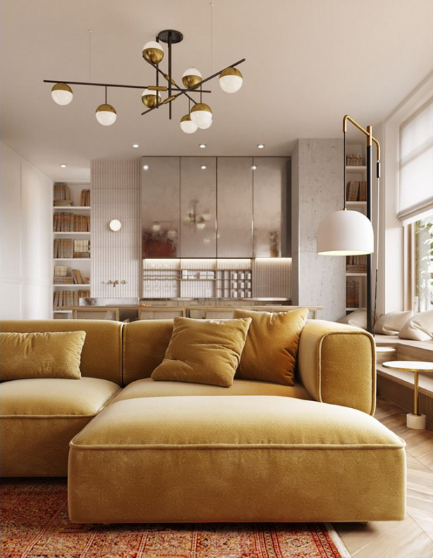 Оттенки красного в декоре просторной квартиры Оттенки красного в декоре просторной квартиры