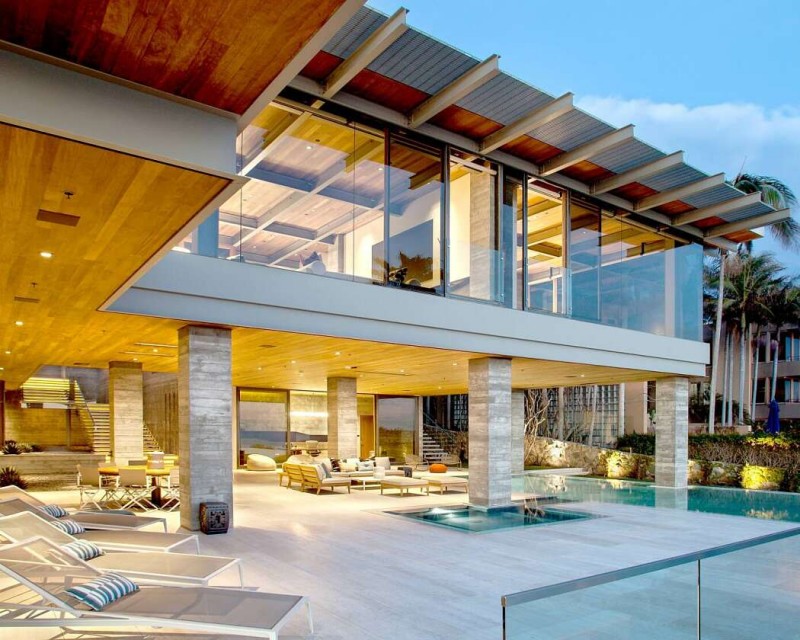 Интерьер пляжной резиденции Интерьер пляжной резиденции