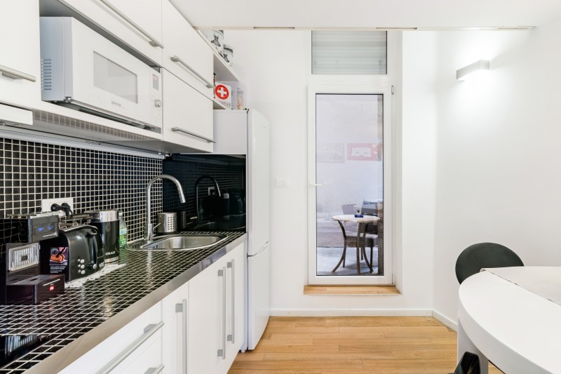 Яркий интерьер квартиры в городе Сплит, Хорватия Яркий интерьер квартиры в городе Сплит, Хорватия