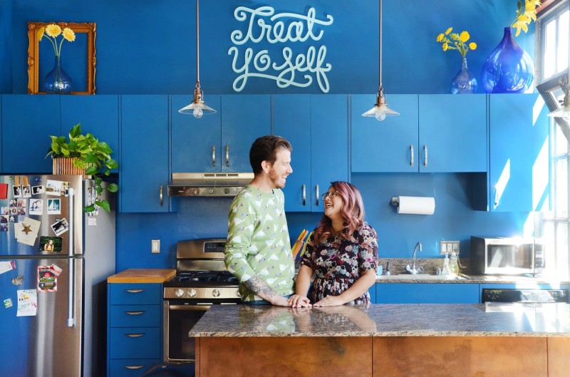 Яркий лофт в Окленде