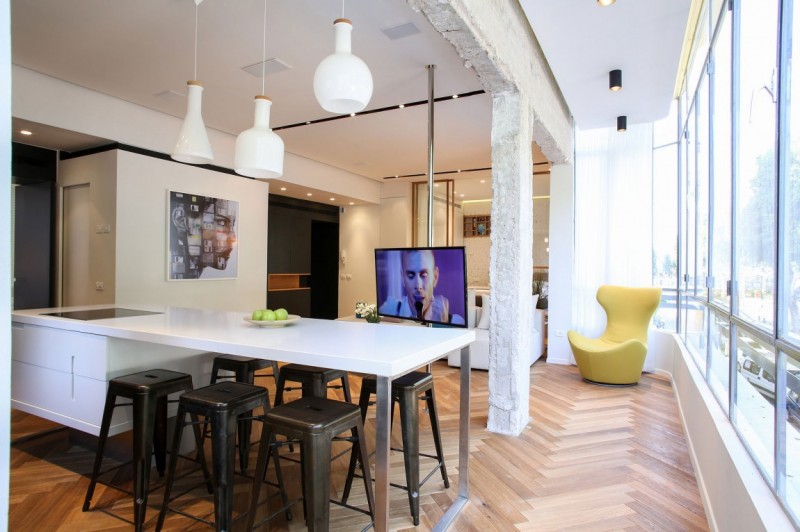 Минималистский интерьер квартиры в Тель-Авиве Минималистский интерьер квартиры в Тель-Авиве