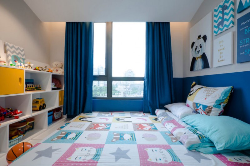 Предназначенная для молодой женщины и ее 5-летнего сына квартира в городе Хошимин, Вьетнам