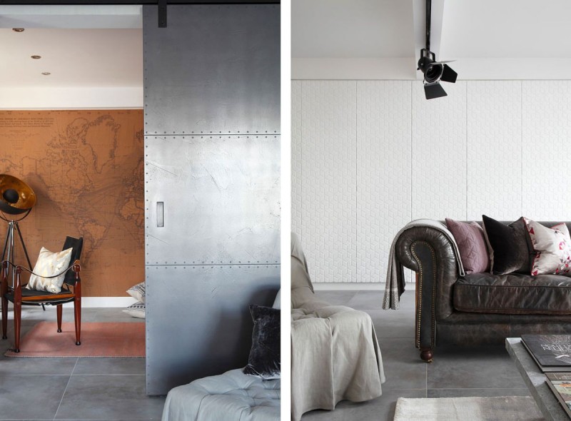 Роскошные предметы интерьера в лондонской квартире в индустриальном стиле Роскошные предметы интерьера в лондонской квартире в индустриальном стиле