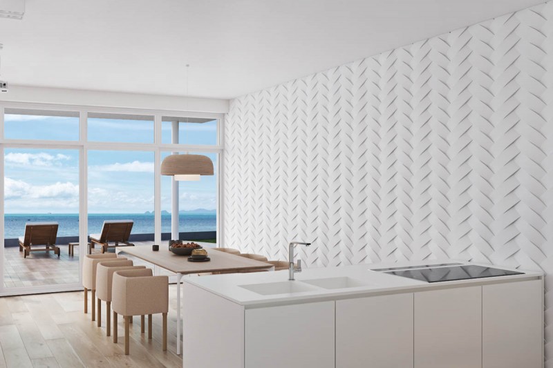 Сочетание белого, серого и кремово-бежевого цветов в интерьере двухуровневой квартиры Сочетание белого, серого и кремово-бежевого цветов в интерьере двухуровневой квартиры