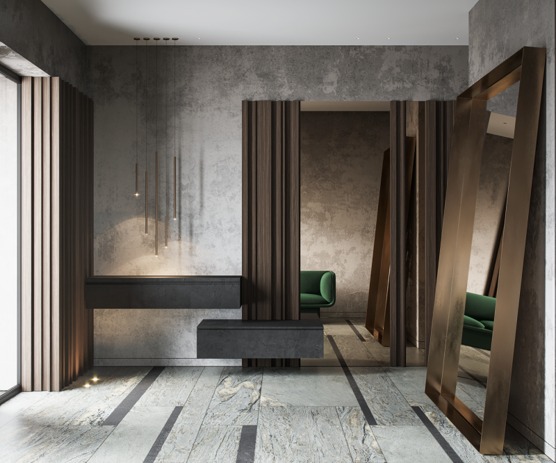 Загородный дом, оформленный в натуральных тонах