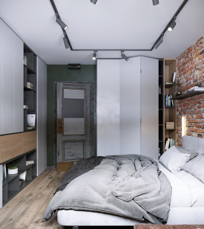 Интерьер квартиры в индустриальном стиле Интерьер квартиры в индустриальном стиле