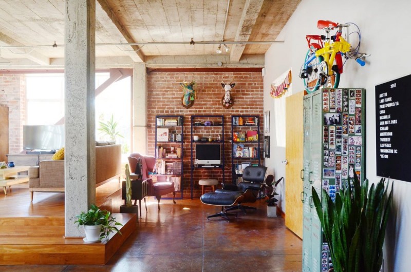 Яркий лофт в Окленде