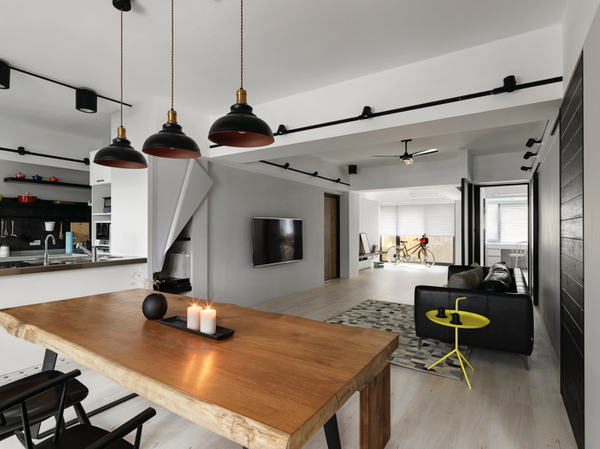 Минималистичные апартаменты в Тайбэе