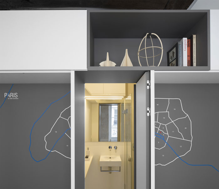 Многофункциональное пространство на 16 м2 в Париже Многофункциональное пространство на 16 м2 в Париже