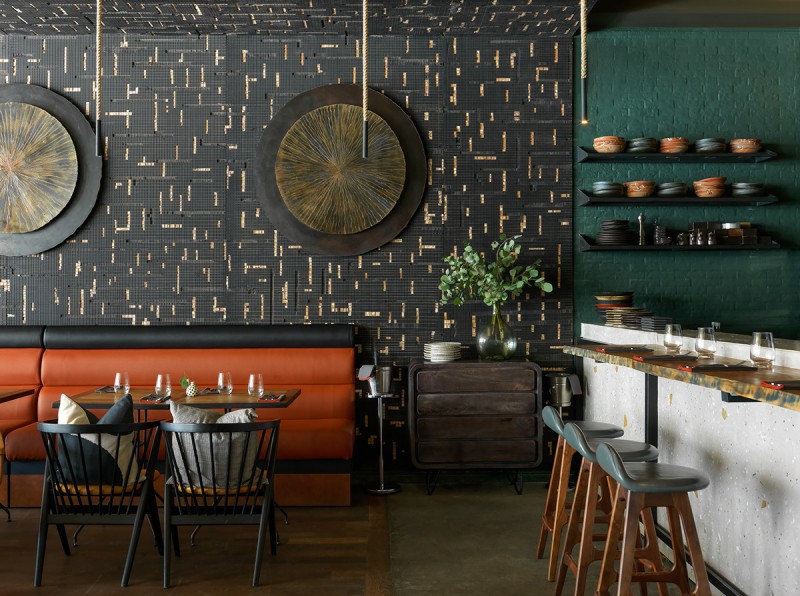 Нотки восточного стиля в интерьере ресторана