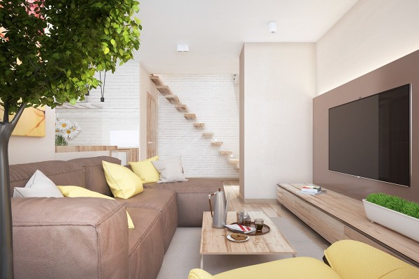 Оформление квартиры в приглушенных тонах