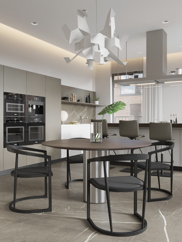 Просторная квартира в стиле "минимализм"