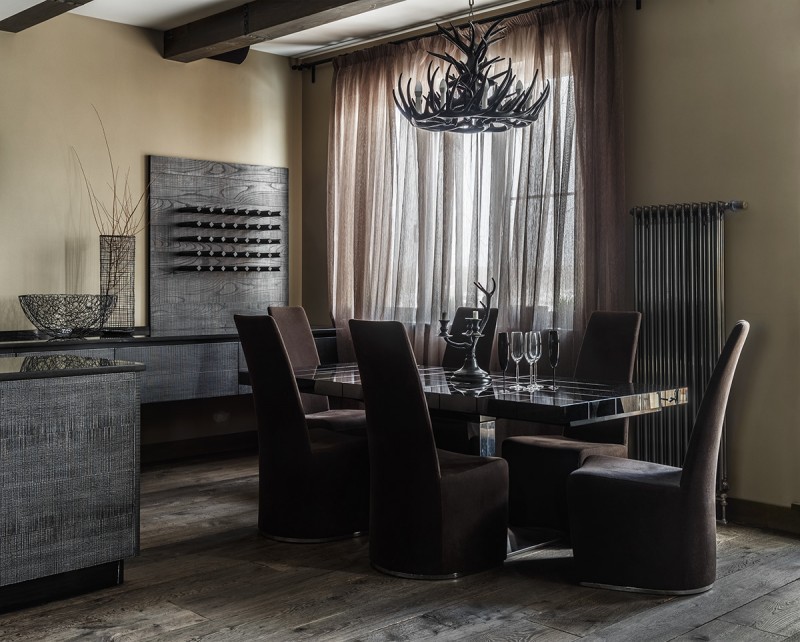 Отделка стен доской в городской квартире