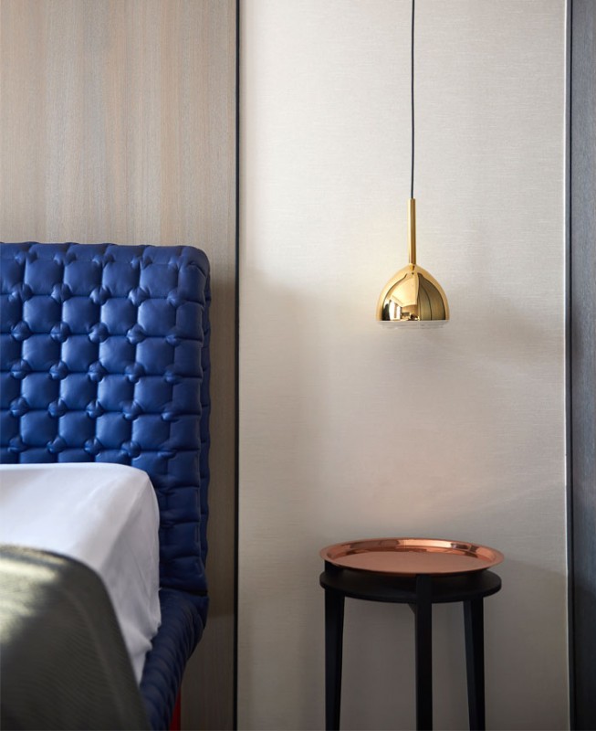 Интерьер апартаментов в темных тонах в Фучжоу, Китай