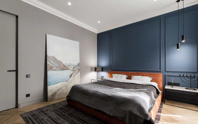 Интерьер современной квартиры в минималистичном  стиле