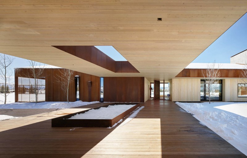 Минималистичный дом в Вайоминге