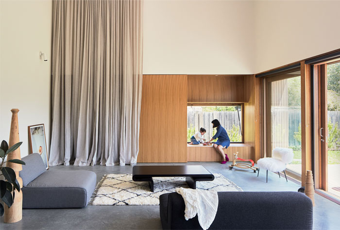 Стильный минималистичный декор дома в Австралии Стильный минималистичный декор дома в Австралии