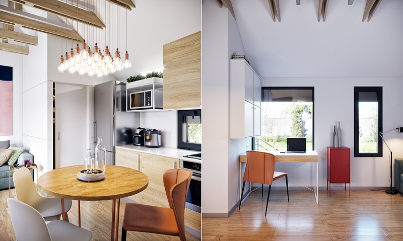 Дизайн небольшого деревянного домика Дизайн небольшого деревянного домика