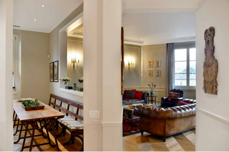 Элегантный интерьер апартаментов во Флоренции