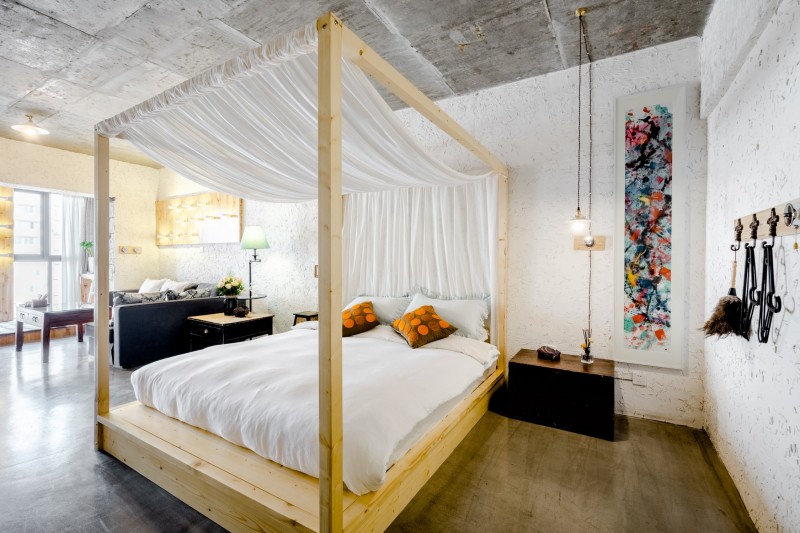 Интерьер компактной студии в Китае