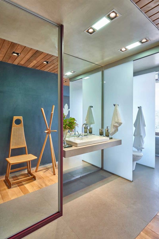 Интерьер студии в Бразилии Интерьер студии в Бразилии