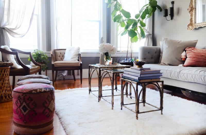 Классика и "бохо" в интерьере квартиры в Сан-Франциско