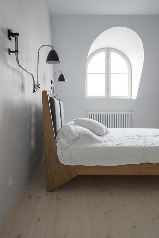 Квартира в мансарде многоквартирного дома 1911 года постройки в Кракове