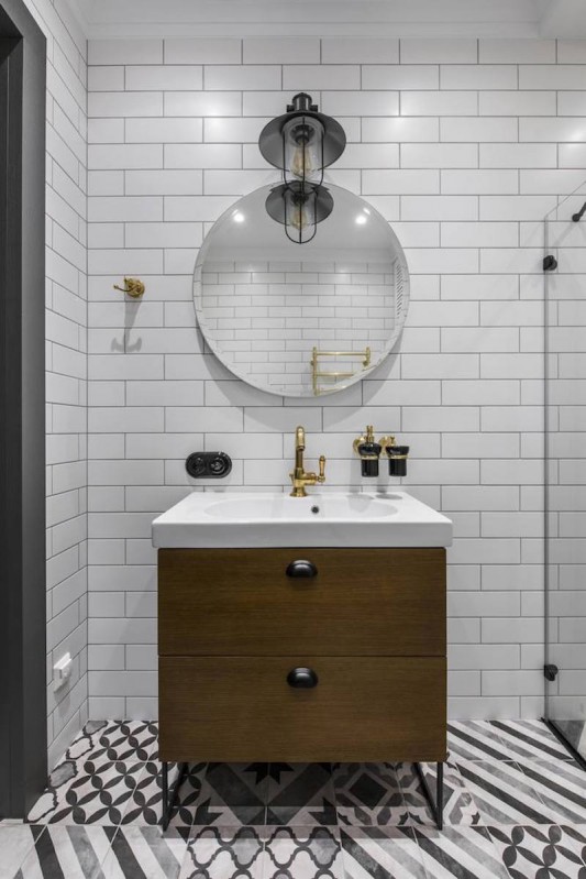 Небольшие городские апартаменты, оформленные в темных тонах Небольшие городские апартаменты, оформленные в темных тонах