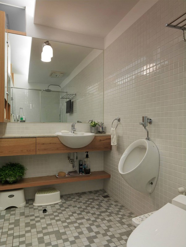 Интерьер уютной семейной квартиры в Тайбэй