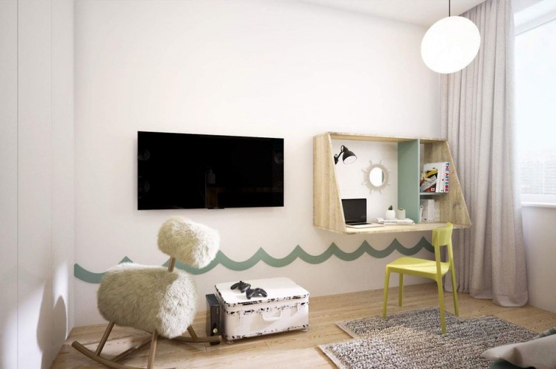 Минималистичный лофт для молодой семьи