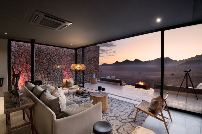Отель &Beyond Sossusvlei Desert Lodge в пустыне Намиб в Намибии