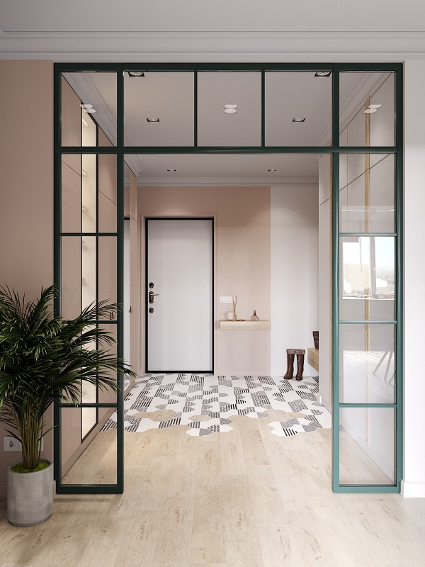 Современная квартира в приятной цветовой гамме с ноткой скандинавского настроения