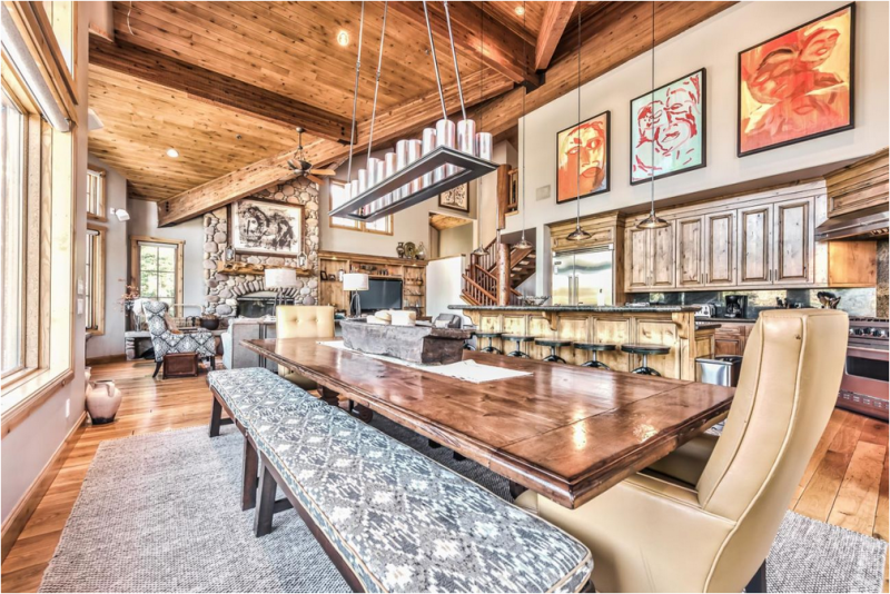 Сводчатое современное шале в штате Юта Сводчатое современное шале в штате Юта