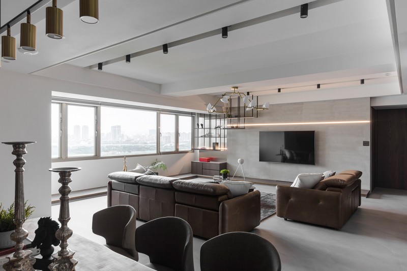 Гармоничный интерьер в тайваньской квартире