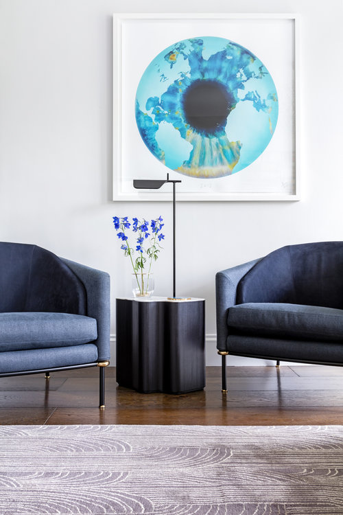 Интерьер гостиной в загородном доме в Беркшире, Великобритания Интерьер гостиной в загородном доме в Беркшире, Великобритания