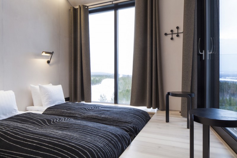 Один из семи номеров отеля Treehotel в Швеции