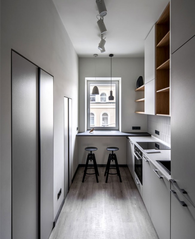 Простой, элегантный и современный интерьер небольшой киевской квартиры