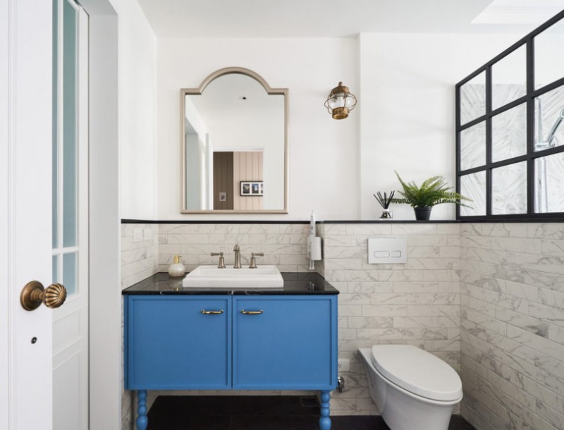 Сочетание классики и элементов индустриального стиля в тайваньской квартире