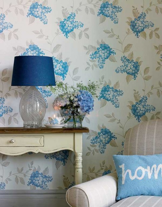 Оформление интерьера от дизайнеров бренда Laura Ashley
