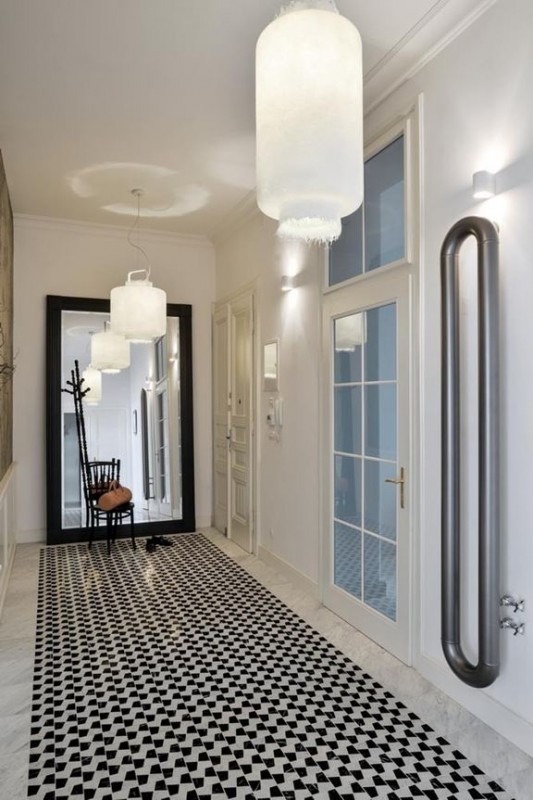 Сочетание модерна и индустриального стиля