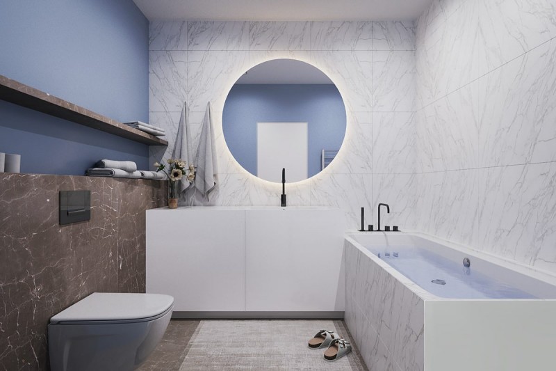 Функциональная светлая квартира для молодой семьи