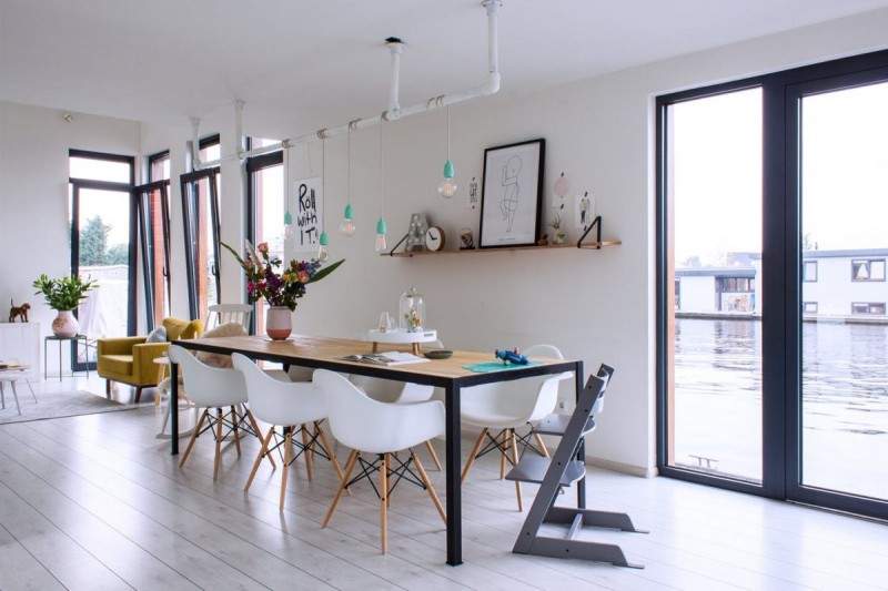 Интерьер дома-эллинга в Амстердаме