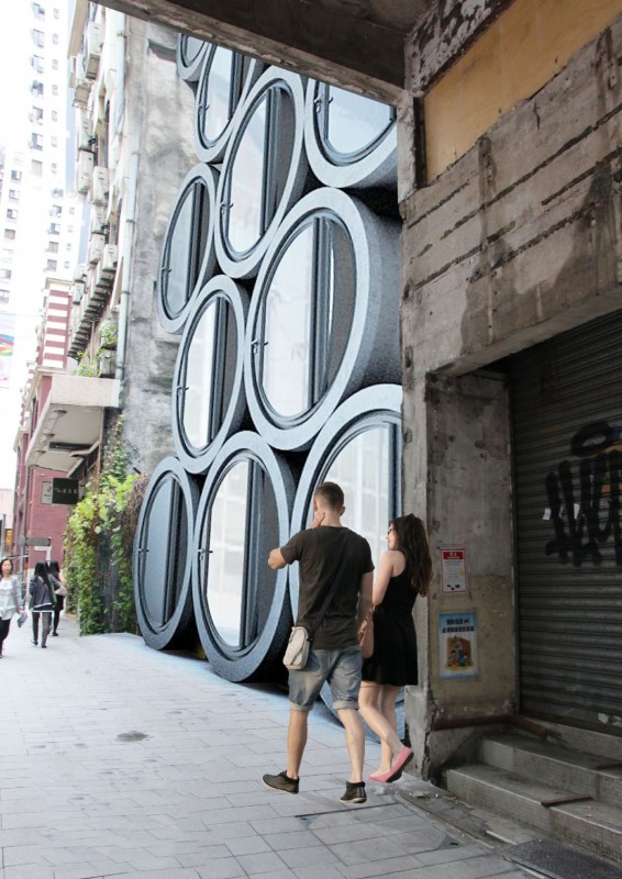 Китайские микро-апартаменты OPod Tube House