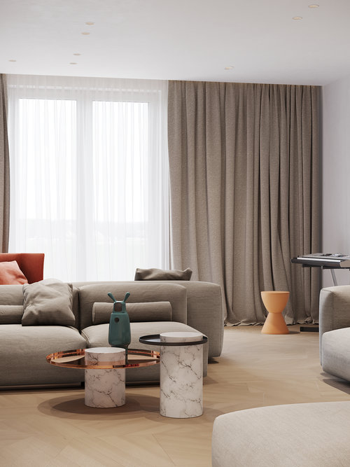 Легкое и воздушное пространство квартиры